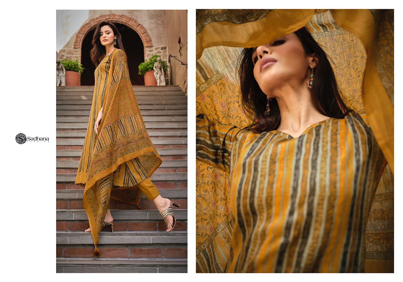 Sadhana Elan Ethnic Wear Wholesale Printed Salwar Suits Catalog